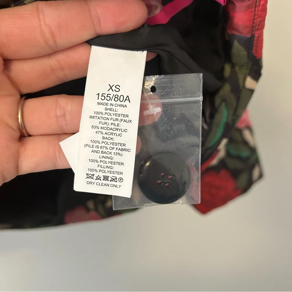Kate Spade Rose Garden Puffer Jacket